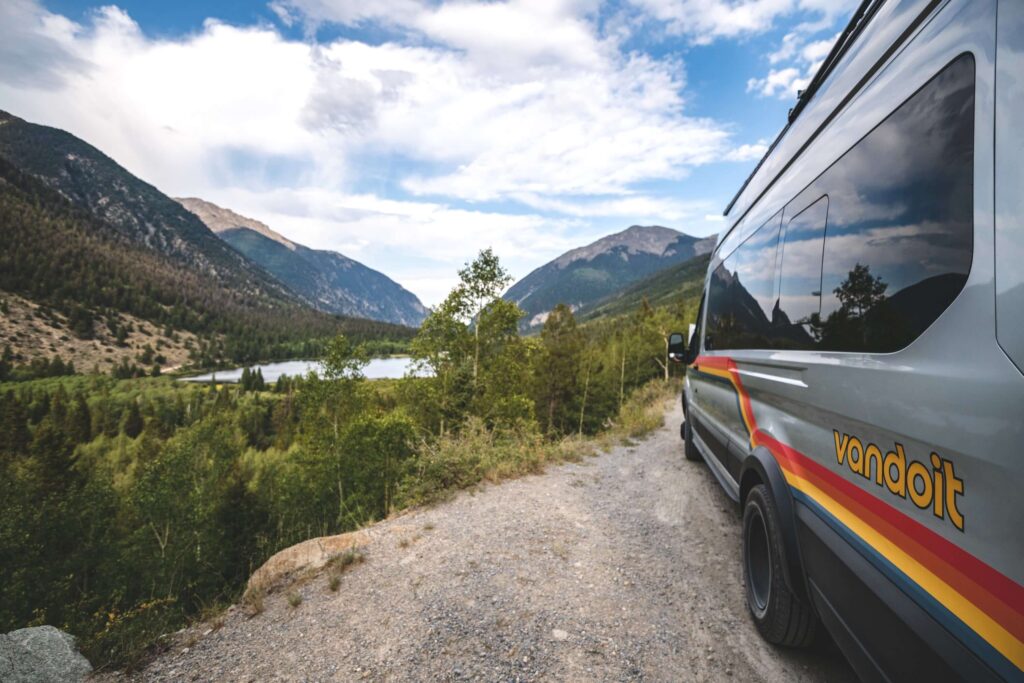 Van Camping In Rocky Mountain