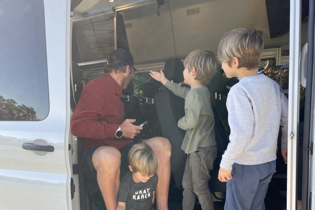 Kid-Hauling Van